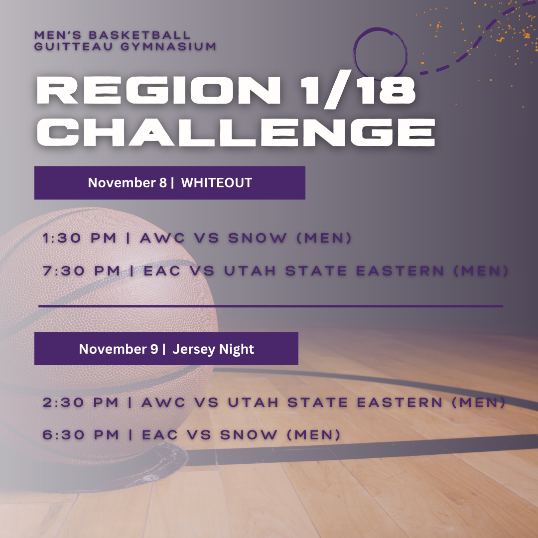 Eastern Arizona College Men’s Basketball Hosts Region I/18 Challenge