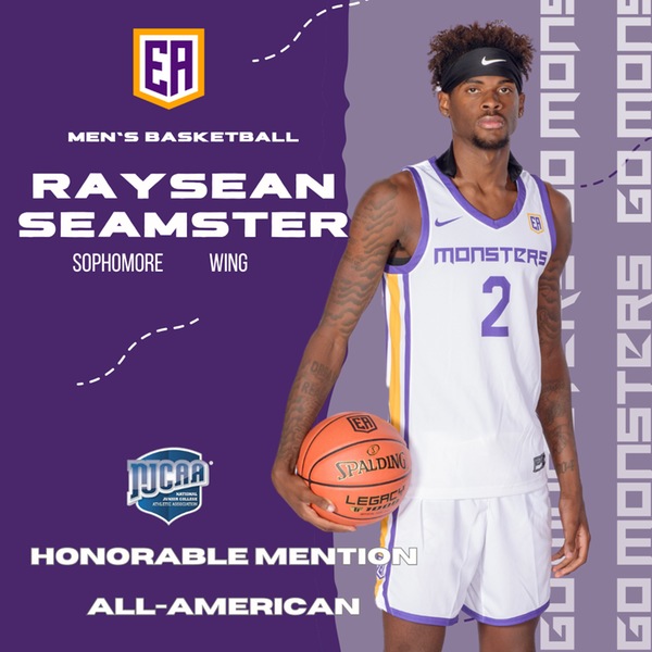 Seamster named Honorable Mention All-American spotlight photo