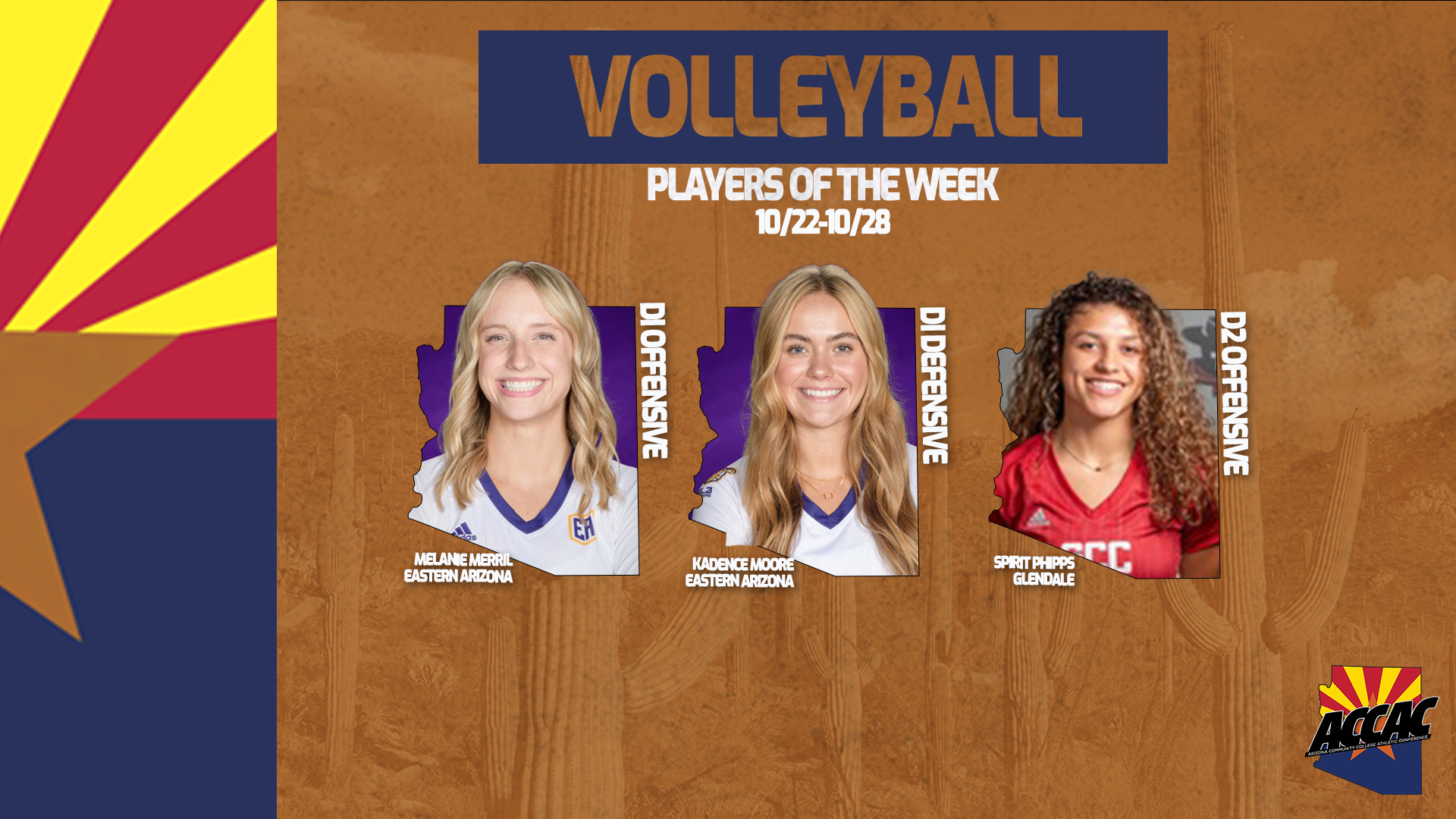 ACCAC Volleyball Players of the Week- Week 10