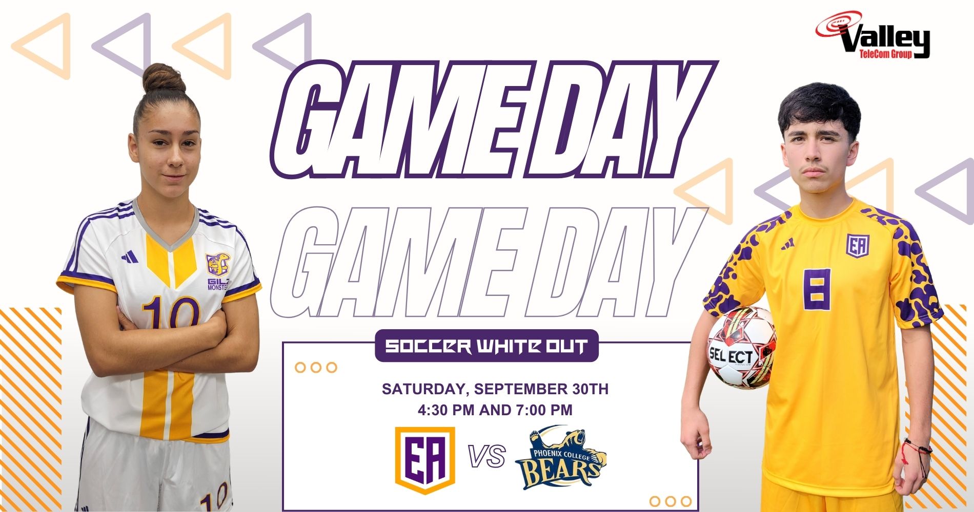 White Out Soccer on Saturday, September 30th