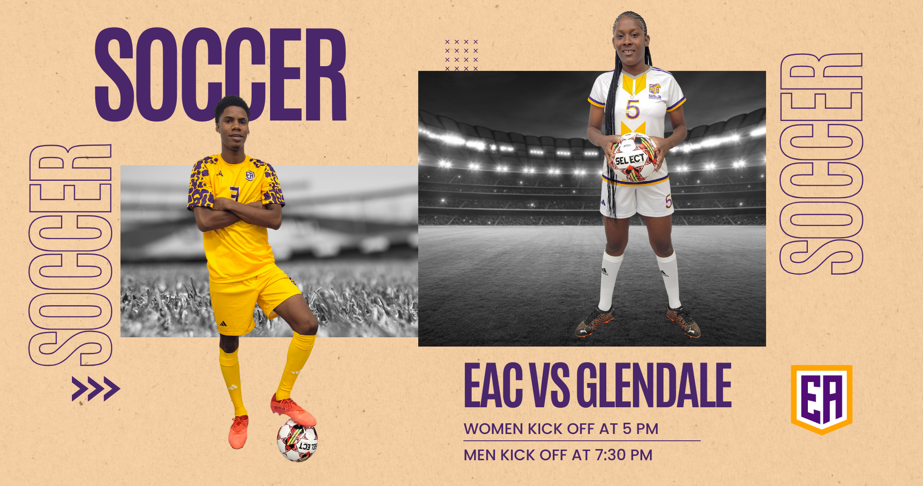 EAC Soccer Head to Glendale Community College on Sept. 19th