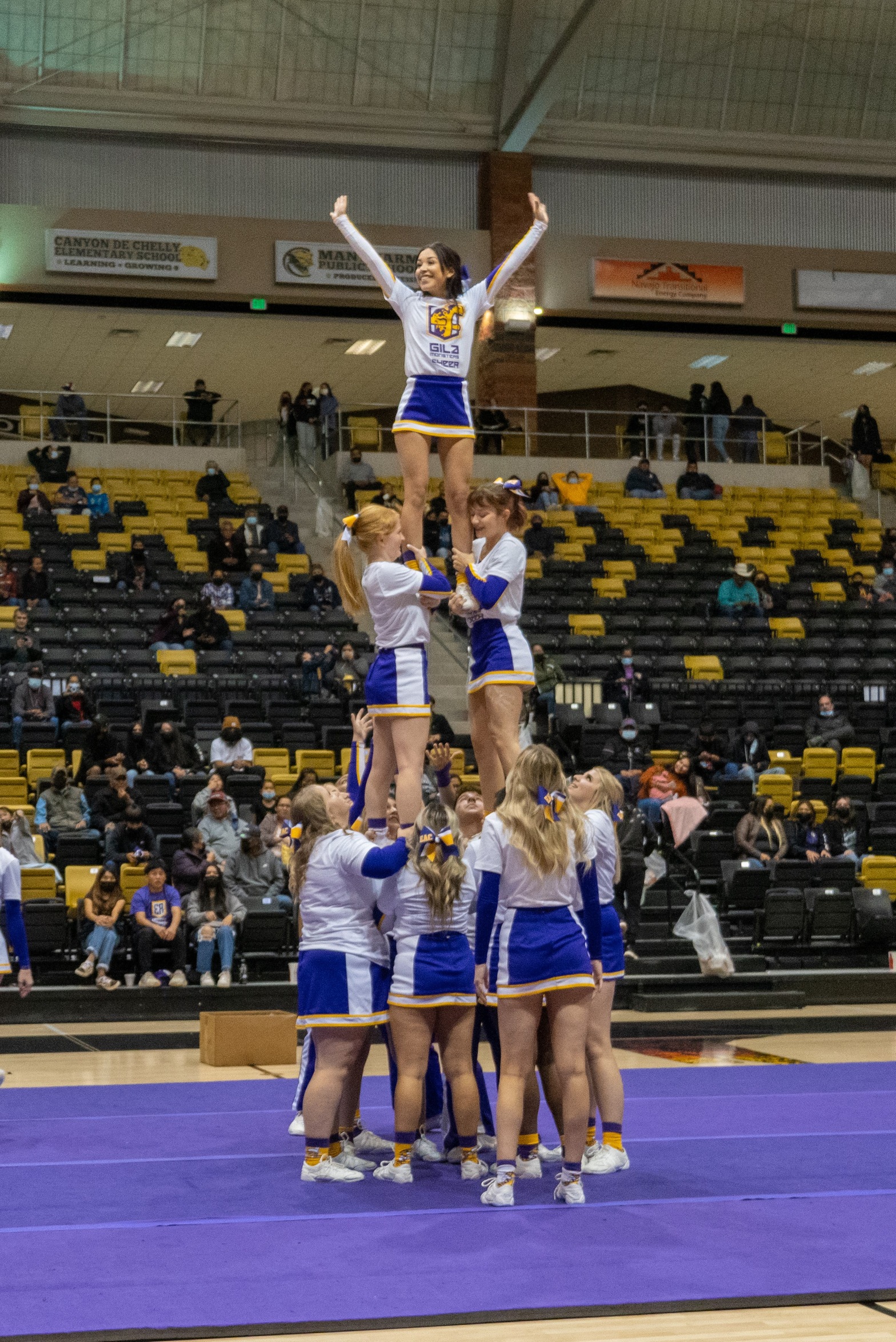Cheer Performs in Chinle