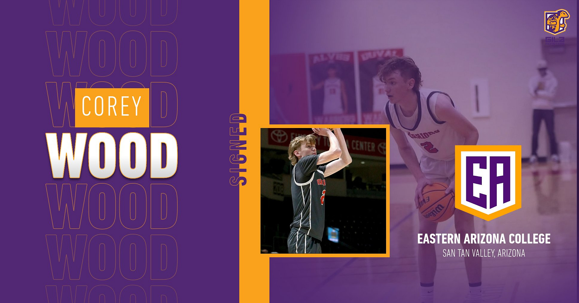 Corey Wood Signs with Eastern