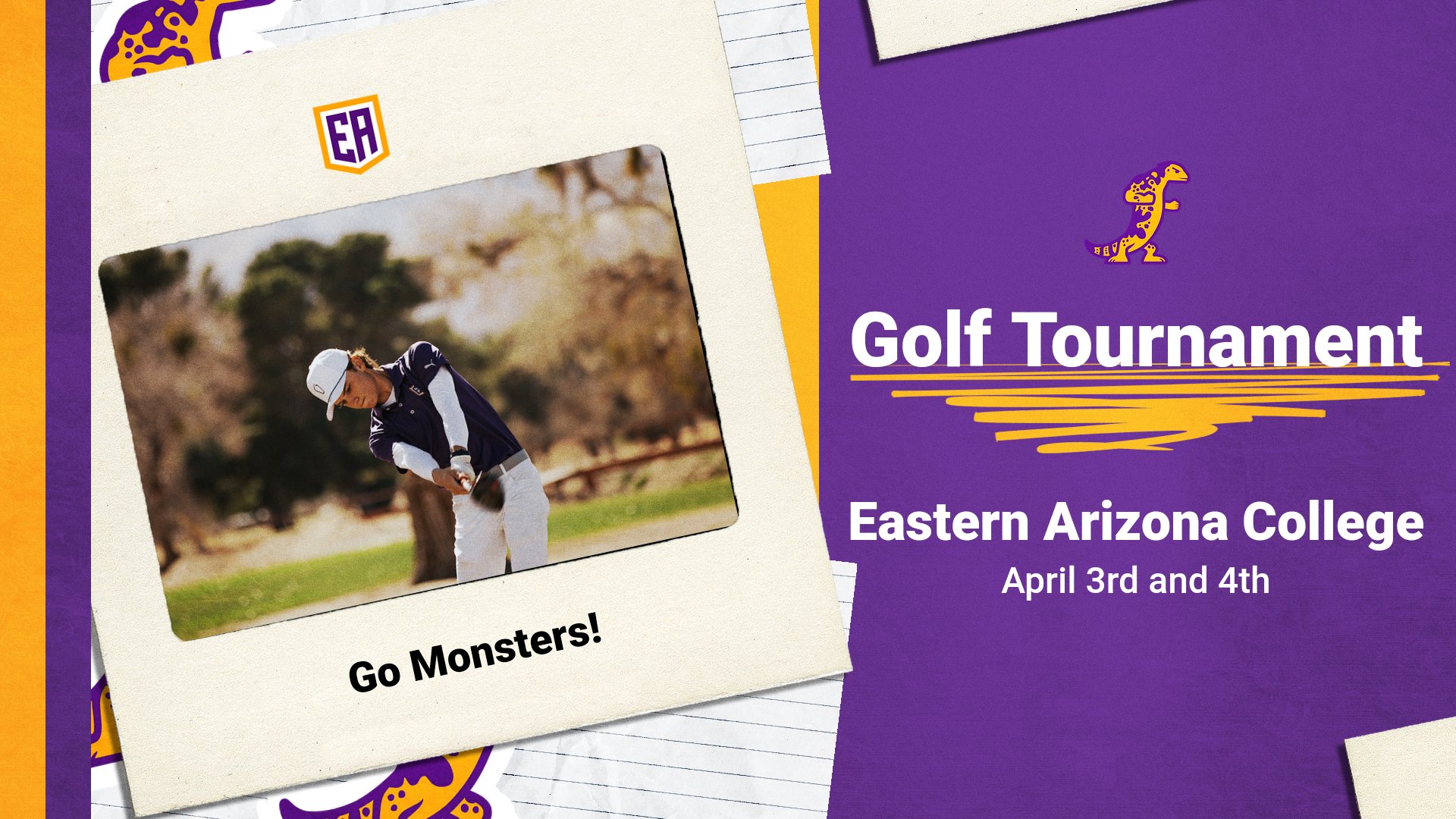 EAC Hosts Golf Tournament April 3rd and 4th