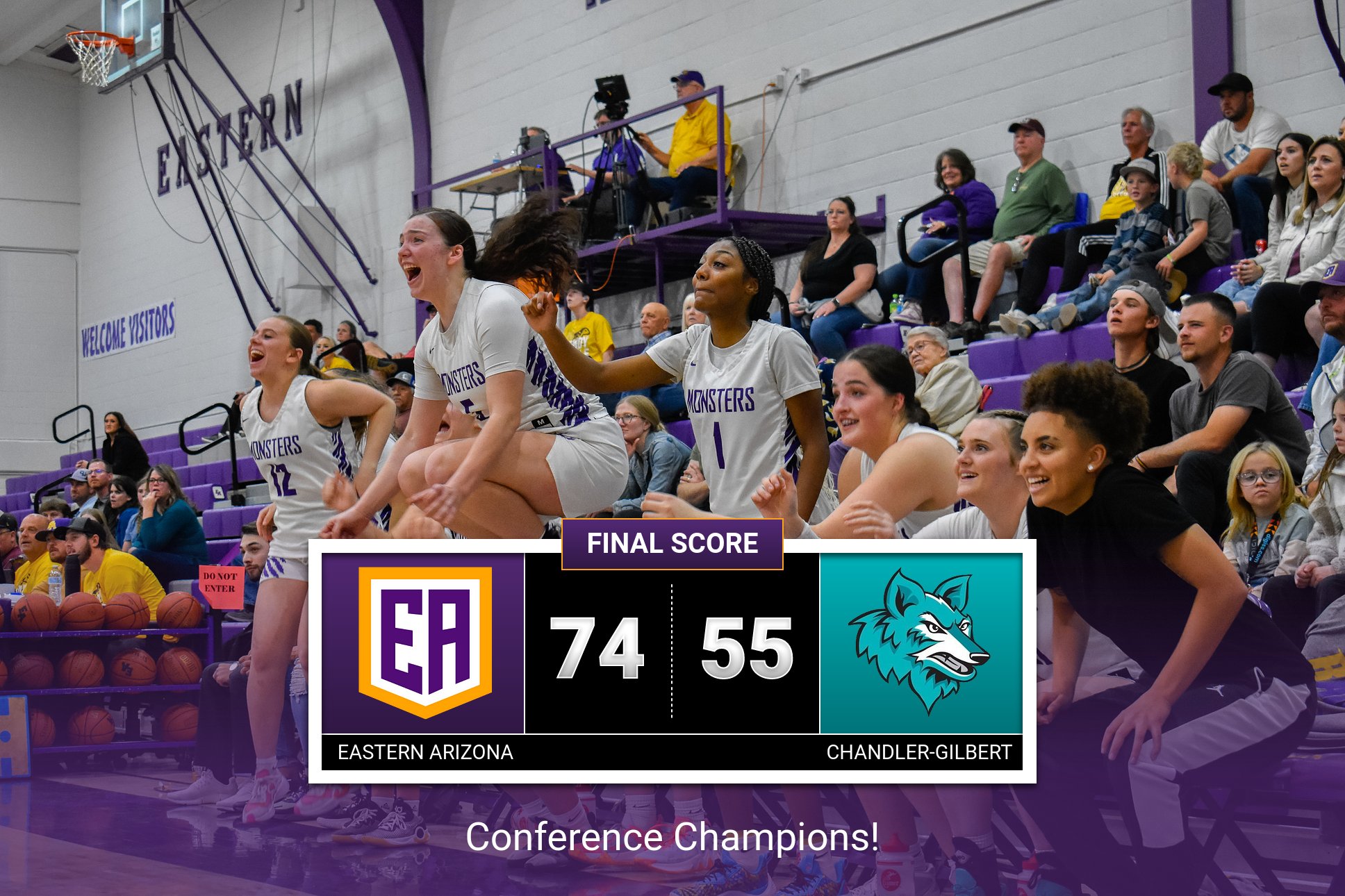 Women's Basketball Clinch Conference Championship