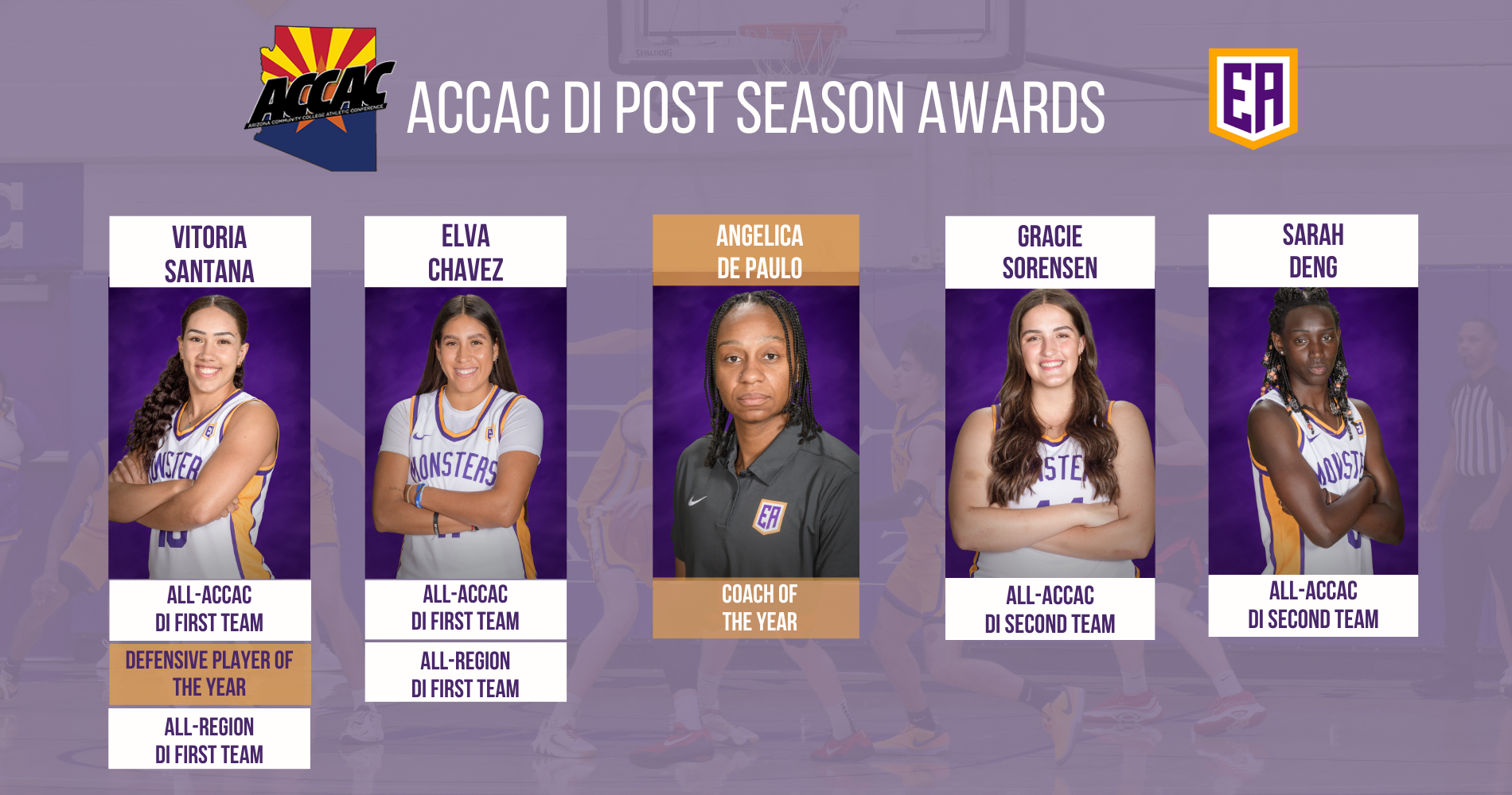 ACCAC DI Women's Basketball Post Season Awards